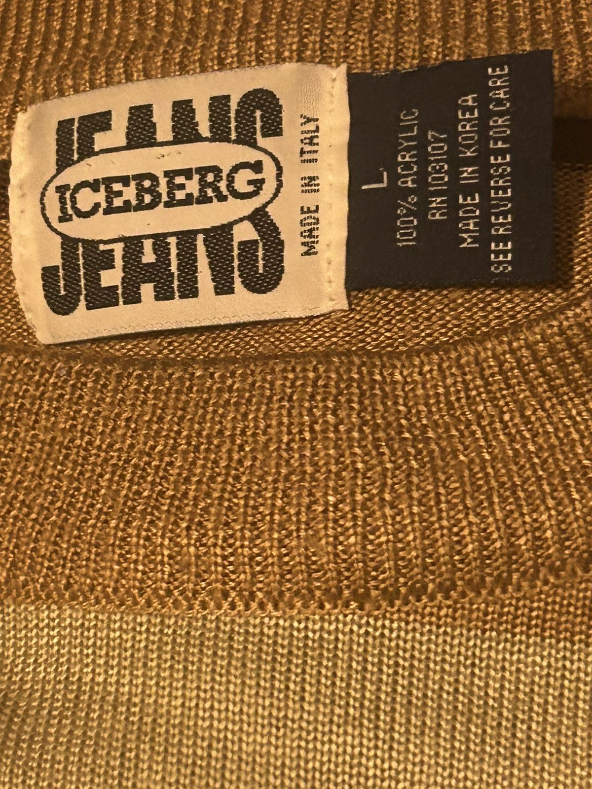 Iceberg Vintage ICEBERG Jeans Sweater Size US L / EU 52-54 / 3 - 7 Thumbnail