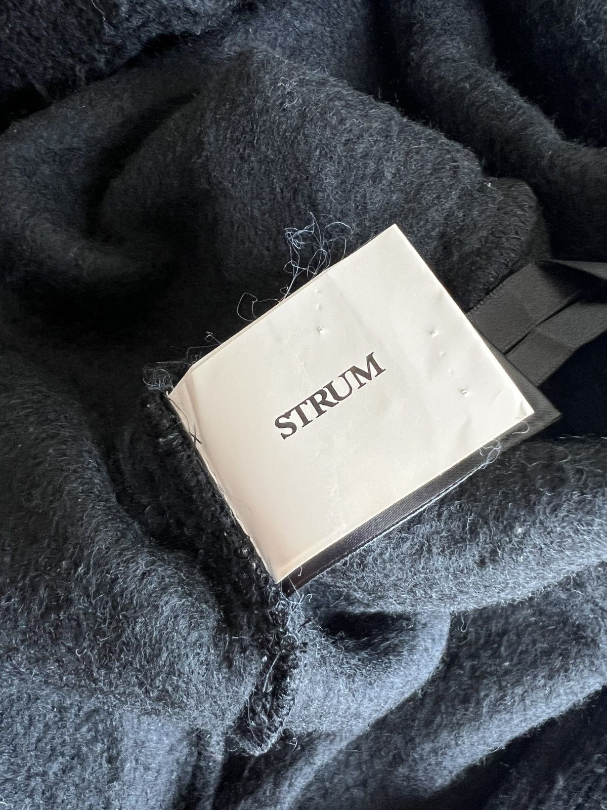 Isamu Katayama Backlash Strum 🇯🇵 Hairy Wool Leather Attach Tweed Knit Sweater Size US M / EU 48-50 / 2 - 7 Thumbnail