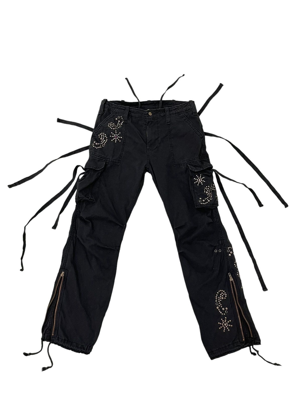 Japanese Brand Cargo Pant Royal Blue Regular Fit 6🟦9 Size US 33 - 1 Thumbnail