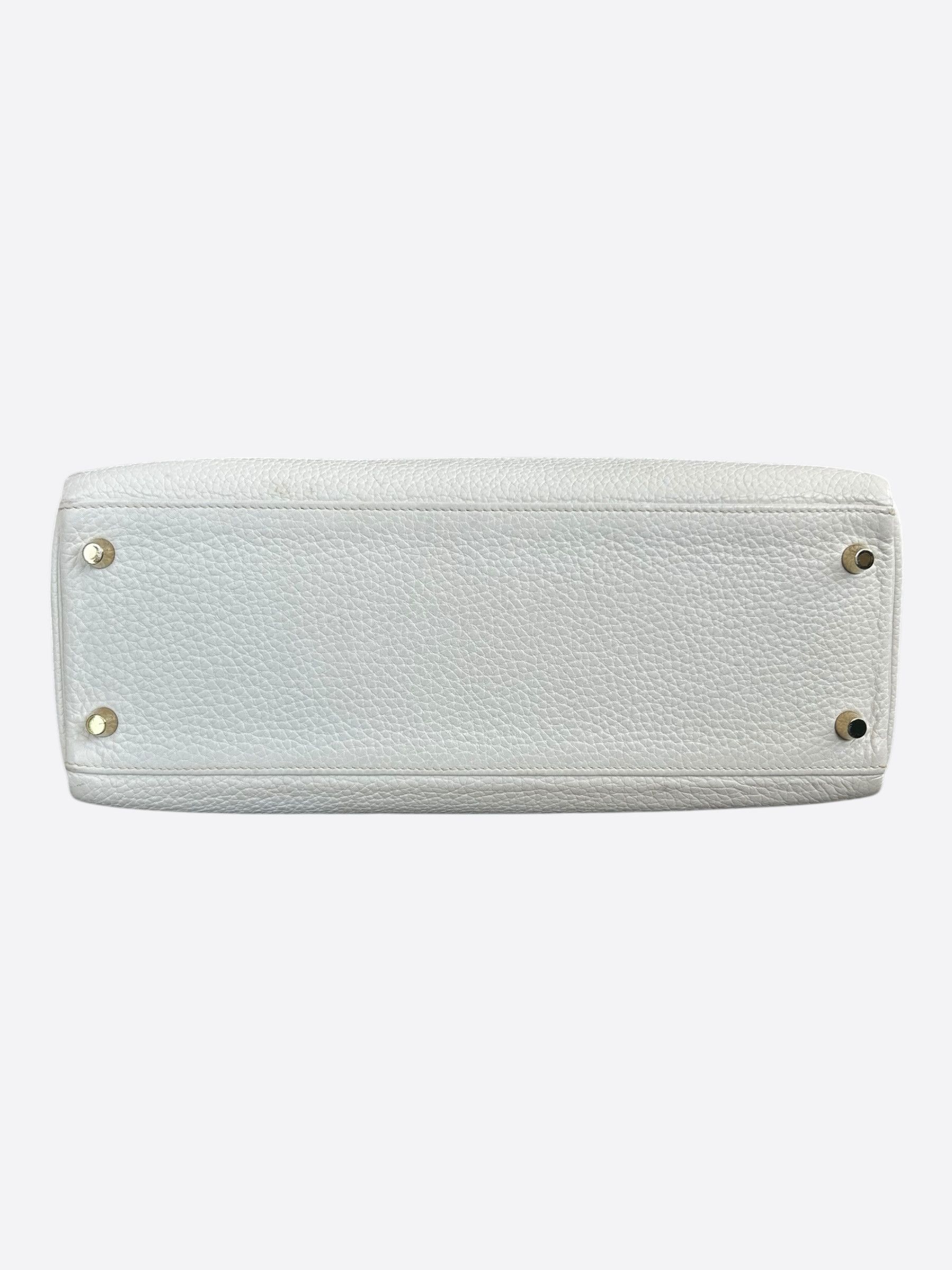 Hermes Hermes White Togo & Gold Hardware Kelly 32 Size ONE SIZE - 5 Thumbnail