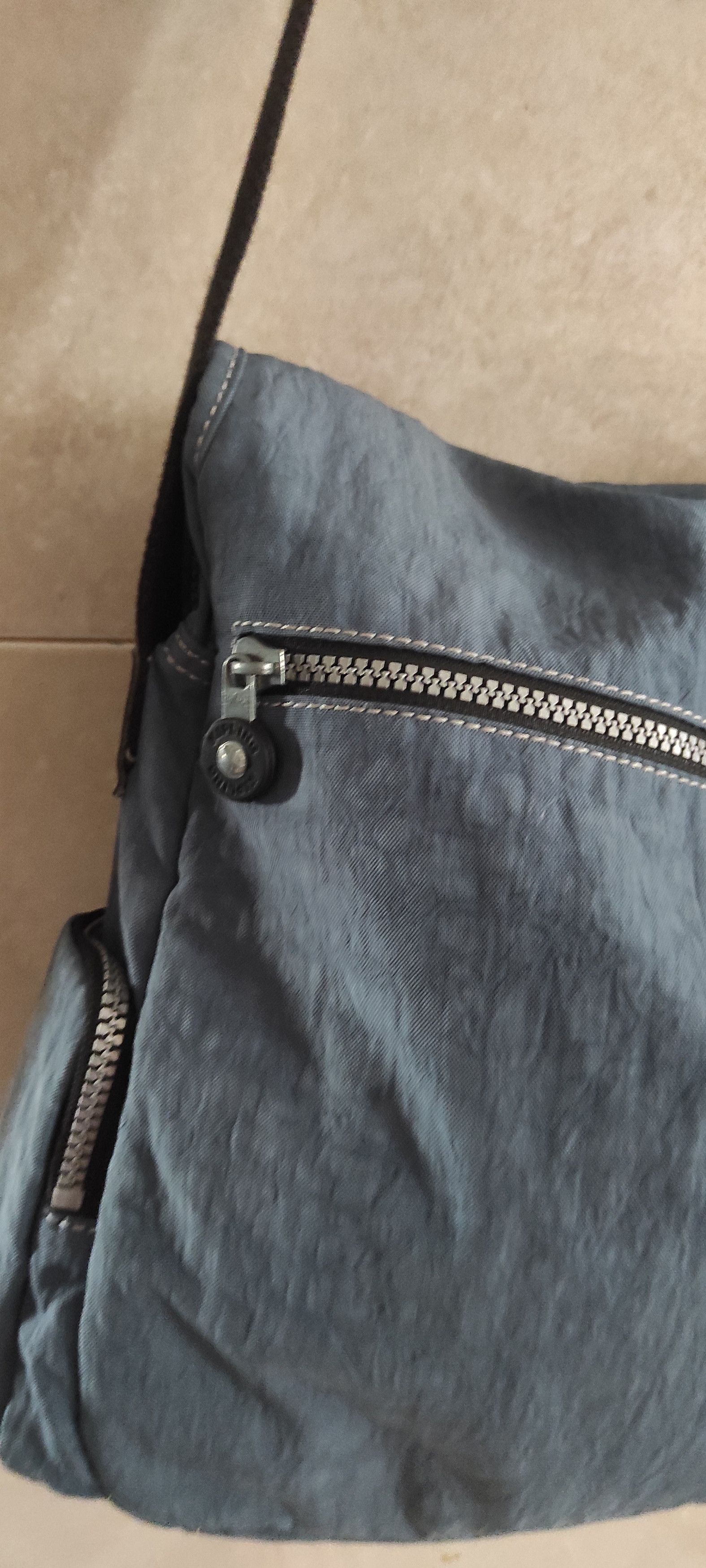 Japanese Brand Kipling Messenger Blue Nylon Crossbody Expandable Bag Size ONE SIZE - 15 Thumbnail