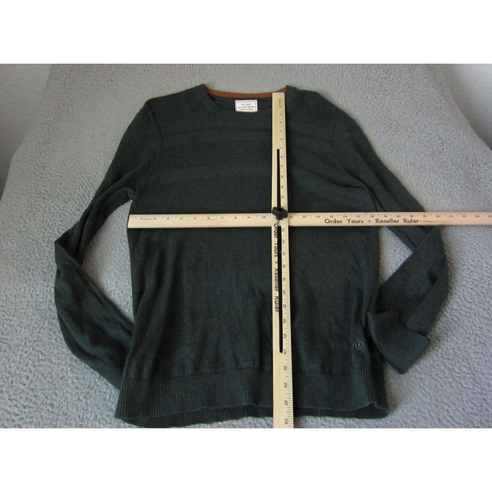 FatFace Fat Face Sweater Mens Medium Green Cashmere Cotton Knit Casual Adult 80s Size US M / EU 48-50 / 2 - 7 Thumbnail