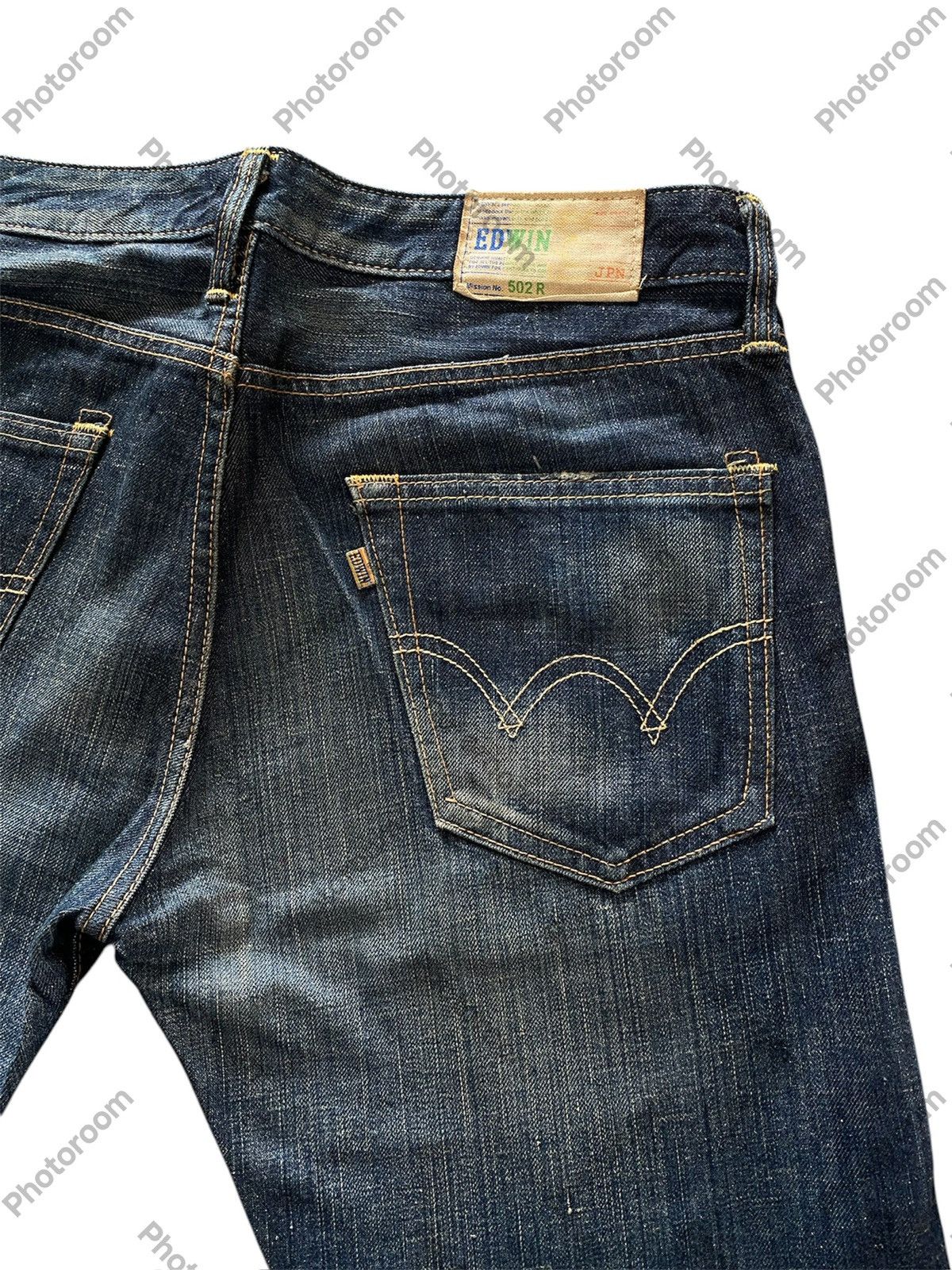 Edwin × Hysteric Glamour × Tornado Mart Vintage Jeans Japanese Edwin 502 Mud Rusty Distressed Size US 32 / EU 48 - 10 Thumbnail