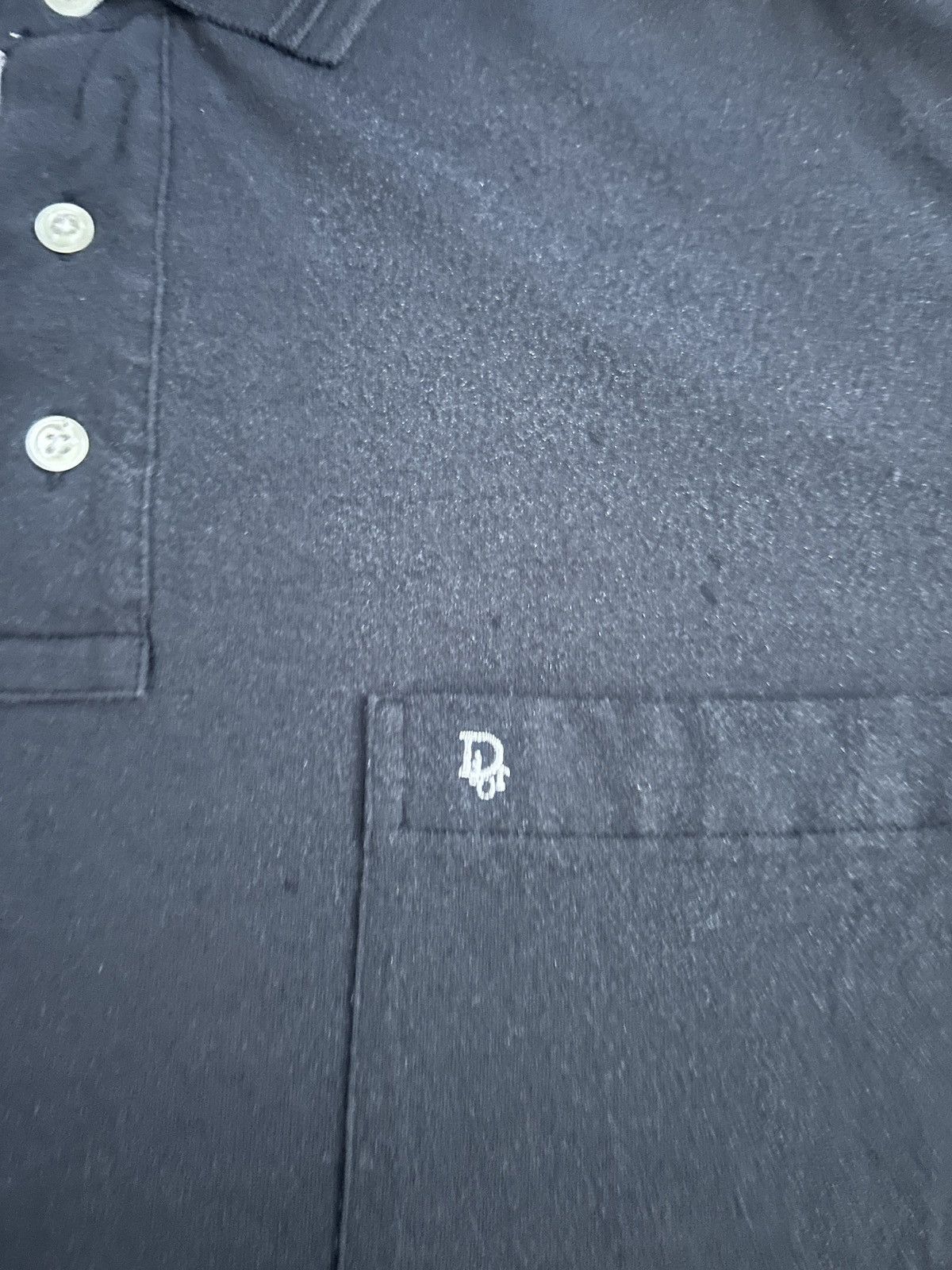 Christian Dior Monsieur VTG 90’s Christian Dior Monsieur Black Pocket Polo Shirt Size US S / EU 44-46 / 1 - 3 Thumbnail