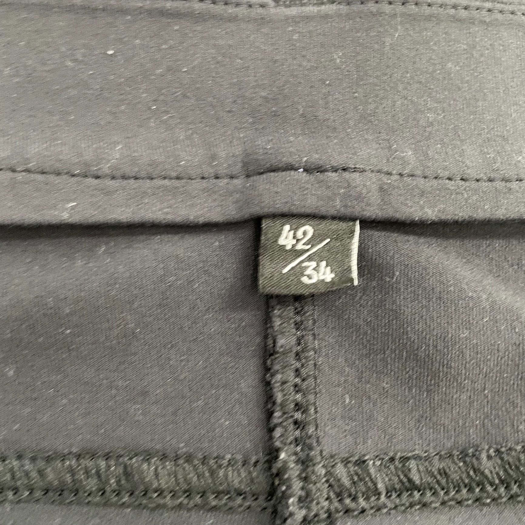 Logo 7 VINTAGE Public Rec Pants Men's 42 Black Chino Stretch Workwear Casual Travel Size US 42 / EU 58 - 6 Thumbnail