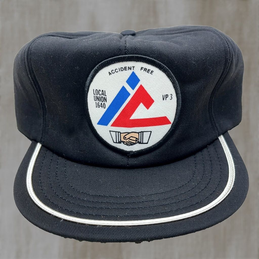 Coal VINTAGE Island Creek Coal Mine Trucker Hat Cap USA 80s 90s Patch Stripe Made In Size ONE SIZE - 1 Thumbnail