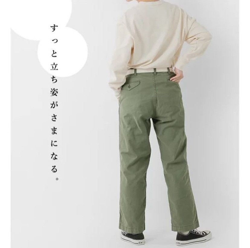 Orslow Master&Co Japan Military Sateen Trousers - Olive Size US 28 / EU 44 - 6 Thumbnail