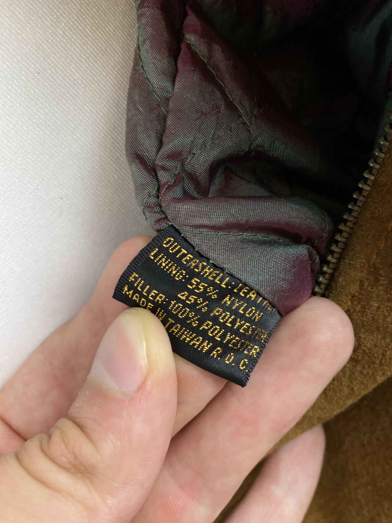 Genuine Leather × Vintage real leather suede jacket bomber rap hip hop oversize Size US XL / EU 56 / 4 - 9 Thumbnail