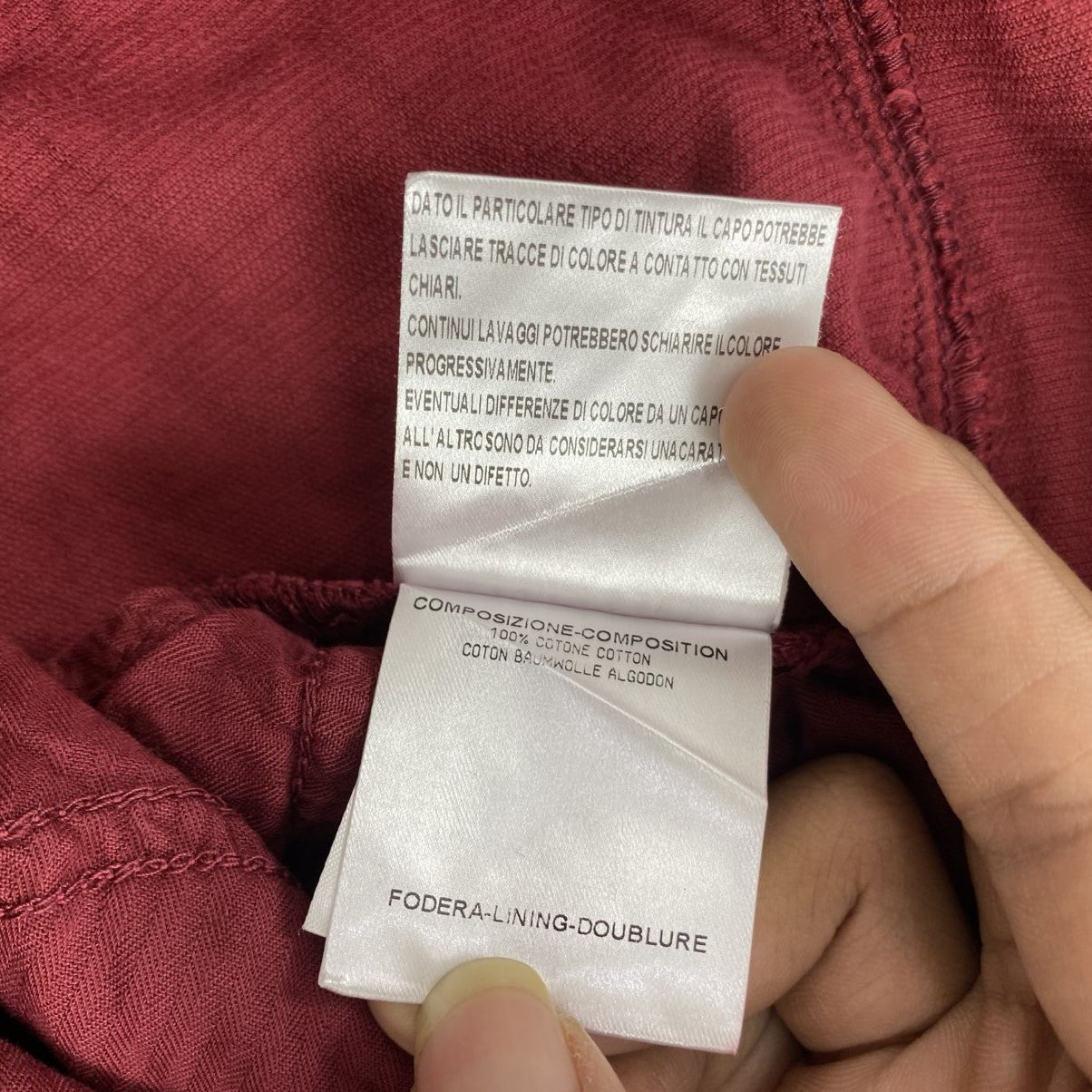 Gucci 1990s Gucci by Tom Ford Red Burgundy Corduroy Pants Luxury Size US 32 / EU 48 - 11 Thumbnail
