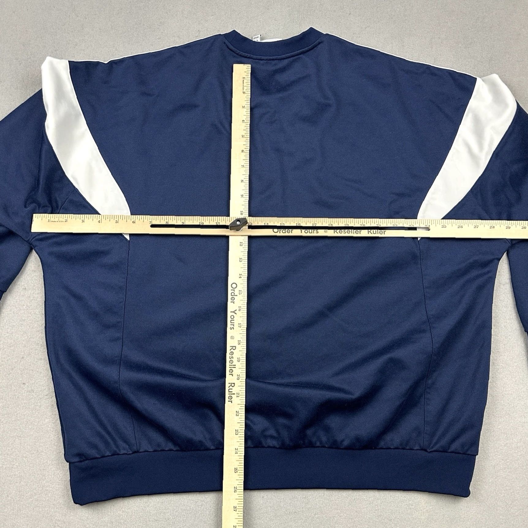 Adidas Adidas Sweatshirt Men XL Blue Pullover Center Trefoil Logo Jumper XL Size US XL / EU 56 / 4 - 4 Thumbnail