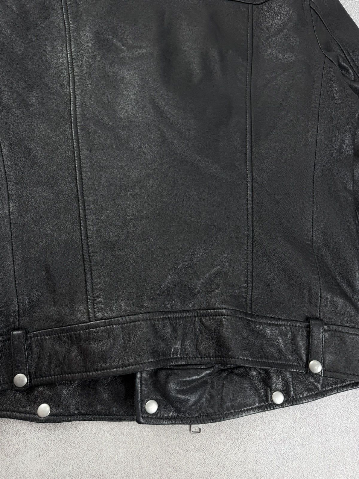 Allsaints Allsaints Men’s Milo Biker Leather Jacket Size M Size US M / EU 48-50 / 2 - 12 Thumbnail