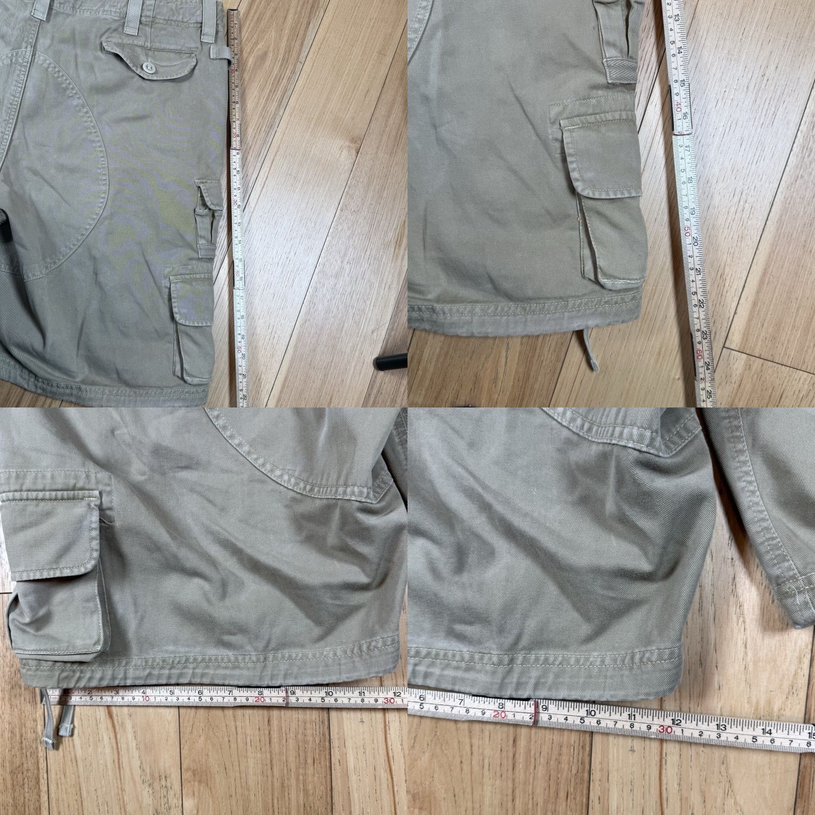 Polo Ralph Lauren VINTAGE Polo Ralph Lauren Cargo Paratrooper Shorts Mens 38 Brown White Flight Military Cargo Shorts Mens 38 Brown White Size US M / EU 48-50 / 2 - 9 Thumbnail