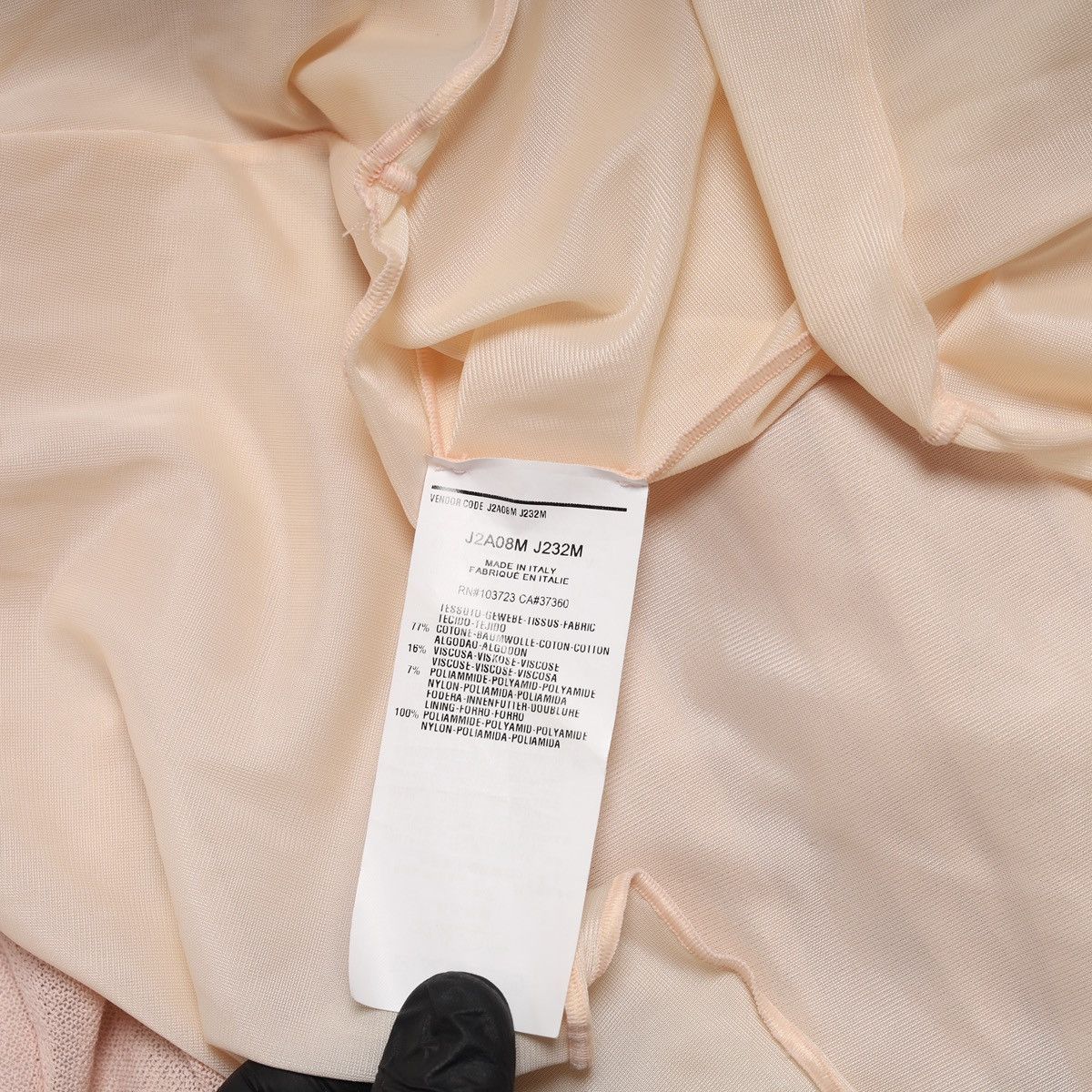 Emporio Armani Emporio Armani Pink Grey Pleated Dress Cotton Viscose Nylon Size M / US 6-8 / IT 42-44 - 8 Thumbnail