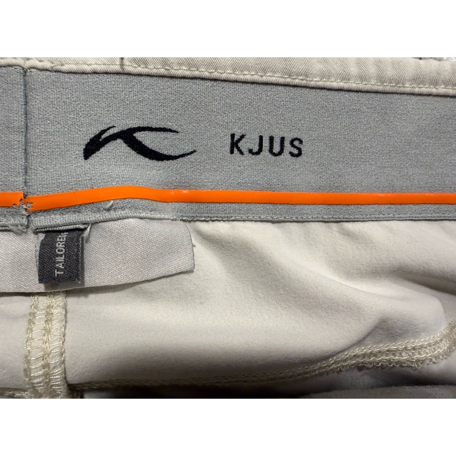 KJUS KJUS Pants Men’s 34x29.5 Beige Iver Tailored Fit Stretch Golf 5-Pocket Mens Size US 34 / EU 50 - 4 Thumbnail