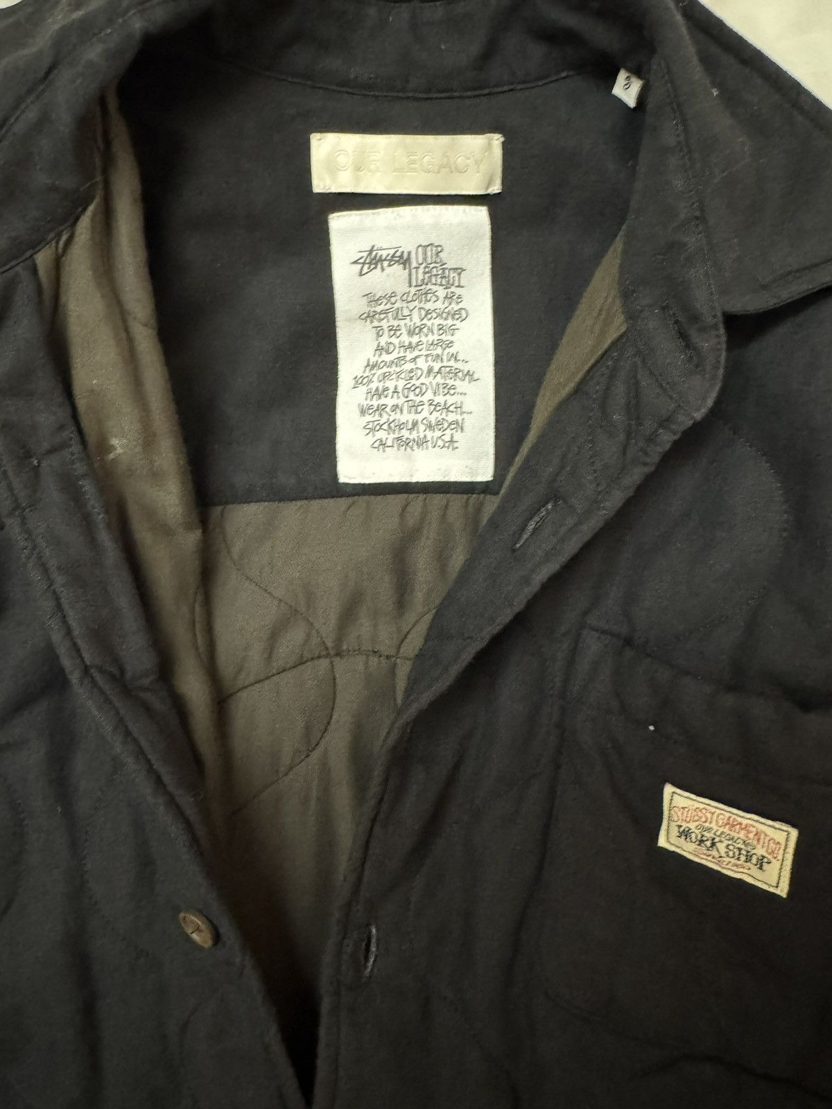 Our Legacy × Stussy Our Legacy x Stussy Surfman Borrowed Jacket Size US S / EU 44-46 / 1 - 2 Thumbnail