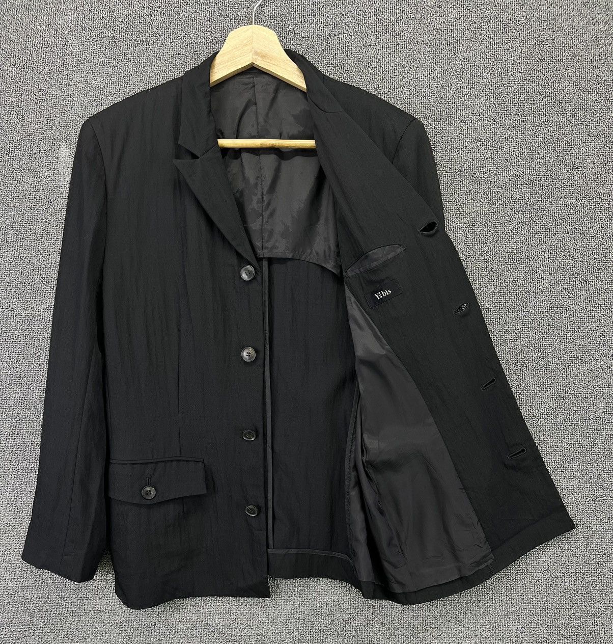 Yohji Yamamoto Vintage Yohji Yamamoto Y’s Bis Wool Coats Jacket Size M / US 6-8 / IT 42-44 - 6 Thumbnail