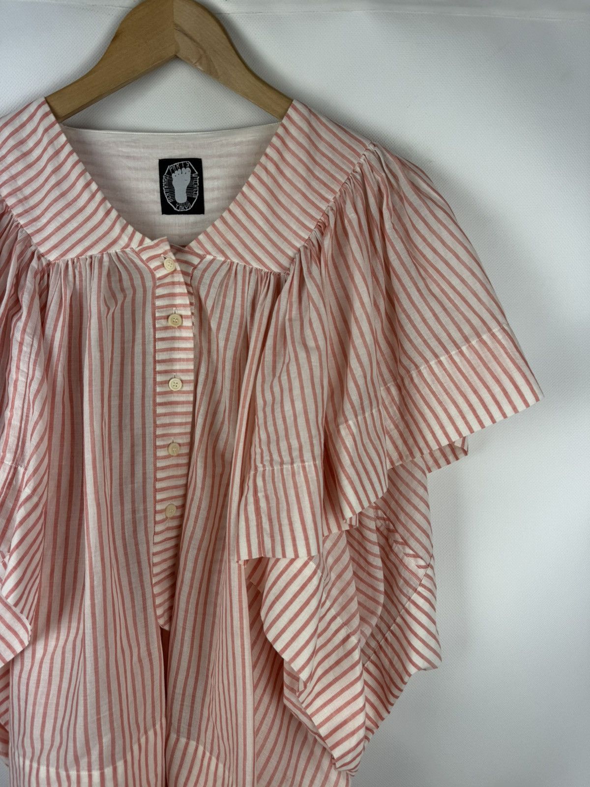 Bernhard Willhelm Bernhard Willhelm Striped Avant-Garde Button Up Shirt Tunic Size ONE SIZE - 3 Thumbnail