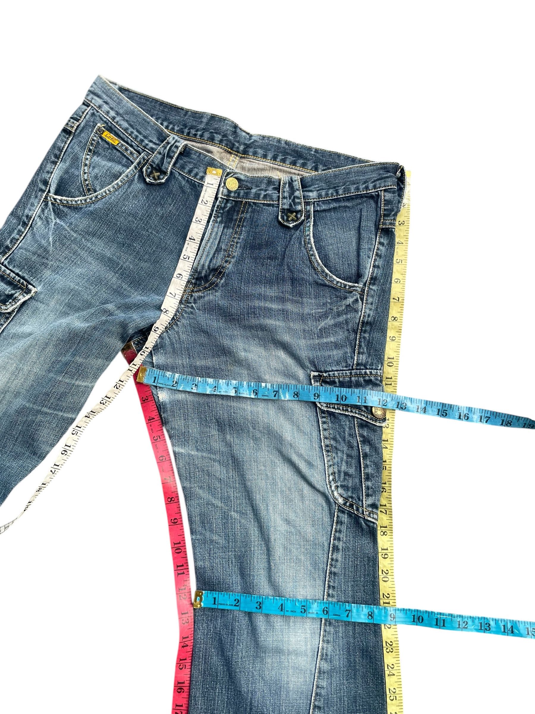 Lee Lee Riders Flare Side Pocket Denim Size US 35 - 15 Thumbnail