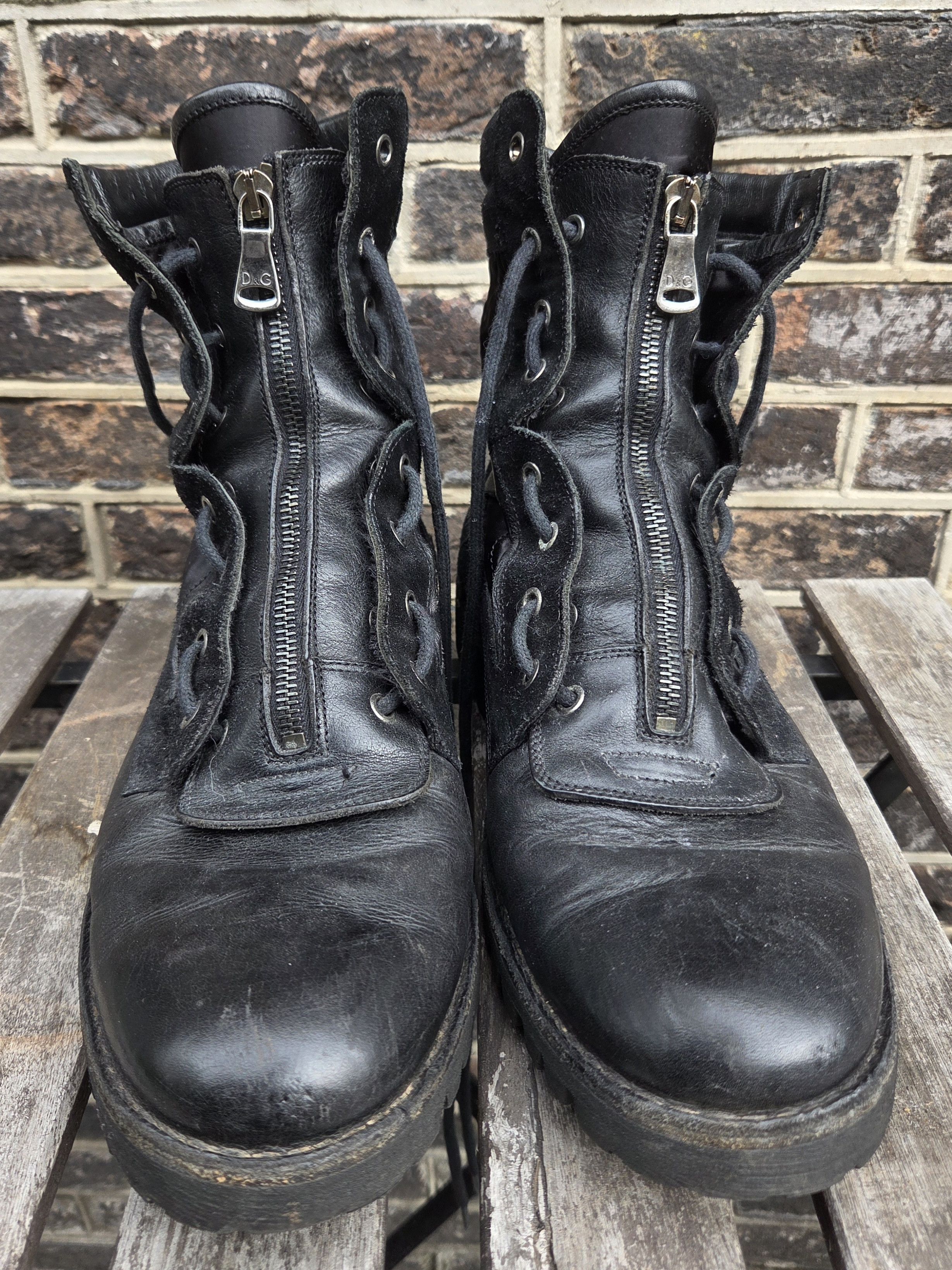 Dolce & Gabbana Dolce & Gabbana leather Combat boots Size US 9.5 / EU 42-43 - 7 Thumbnail