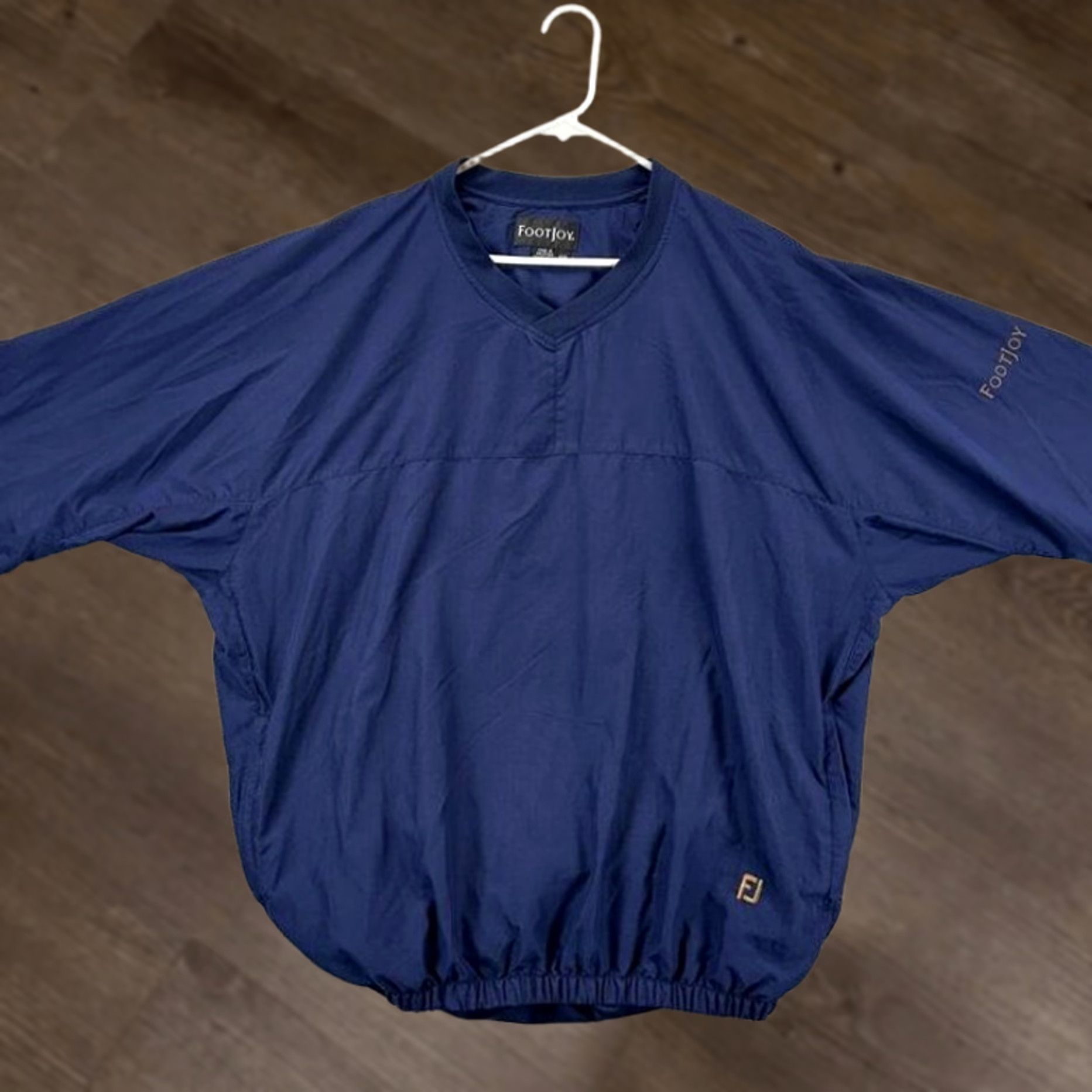 Footjoy FootJoy Windbreaker Jacket Mens 2XL Dark Navy Pullover Logo Golf Activewear Size US XXL / EU 58 / 5 - 1 Thumbnail