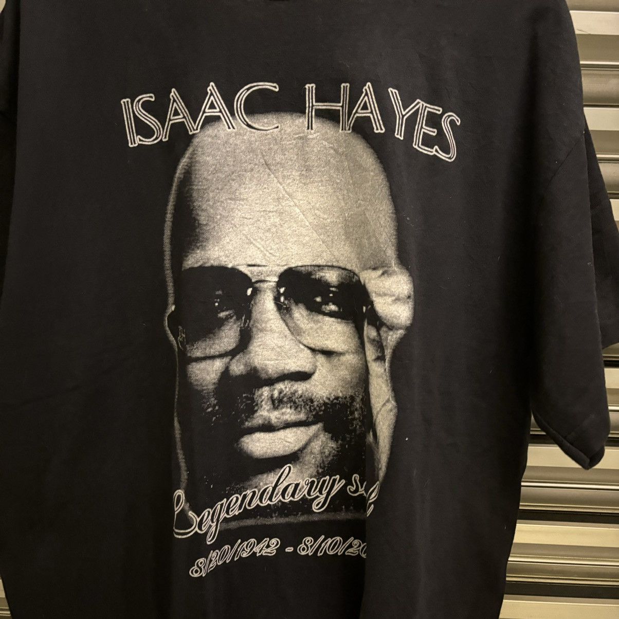 Band Tees × Vintage Vintage 00s Isaac Hayes Memorial Tribute T-Shirt (XL) Size US XL / EU 56 / 4 - 2 Thumbnail