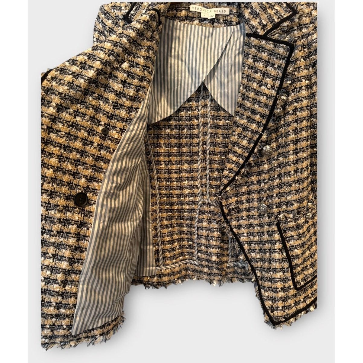 Veronica Beard Veronica Beard Theron Houndstooth Blazer Size 2 Size XS / US 0-2 / IT 36-38 - 6 Thumbnail