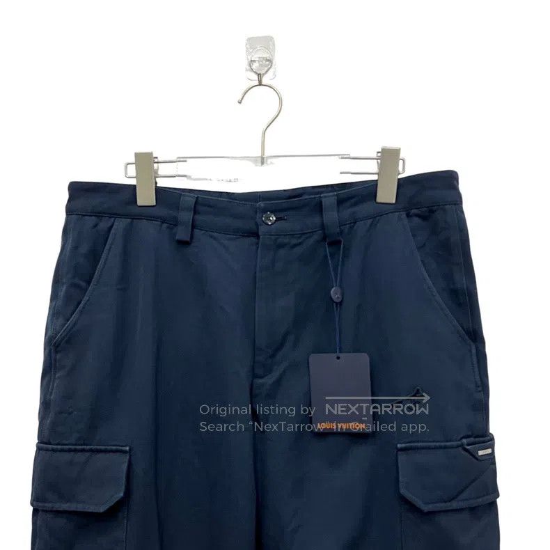 Louis Vuitton Louis Vuitton Pin embroidered navy overalls pants Size US 44 / EU 60 - 3 Thumbnail