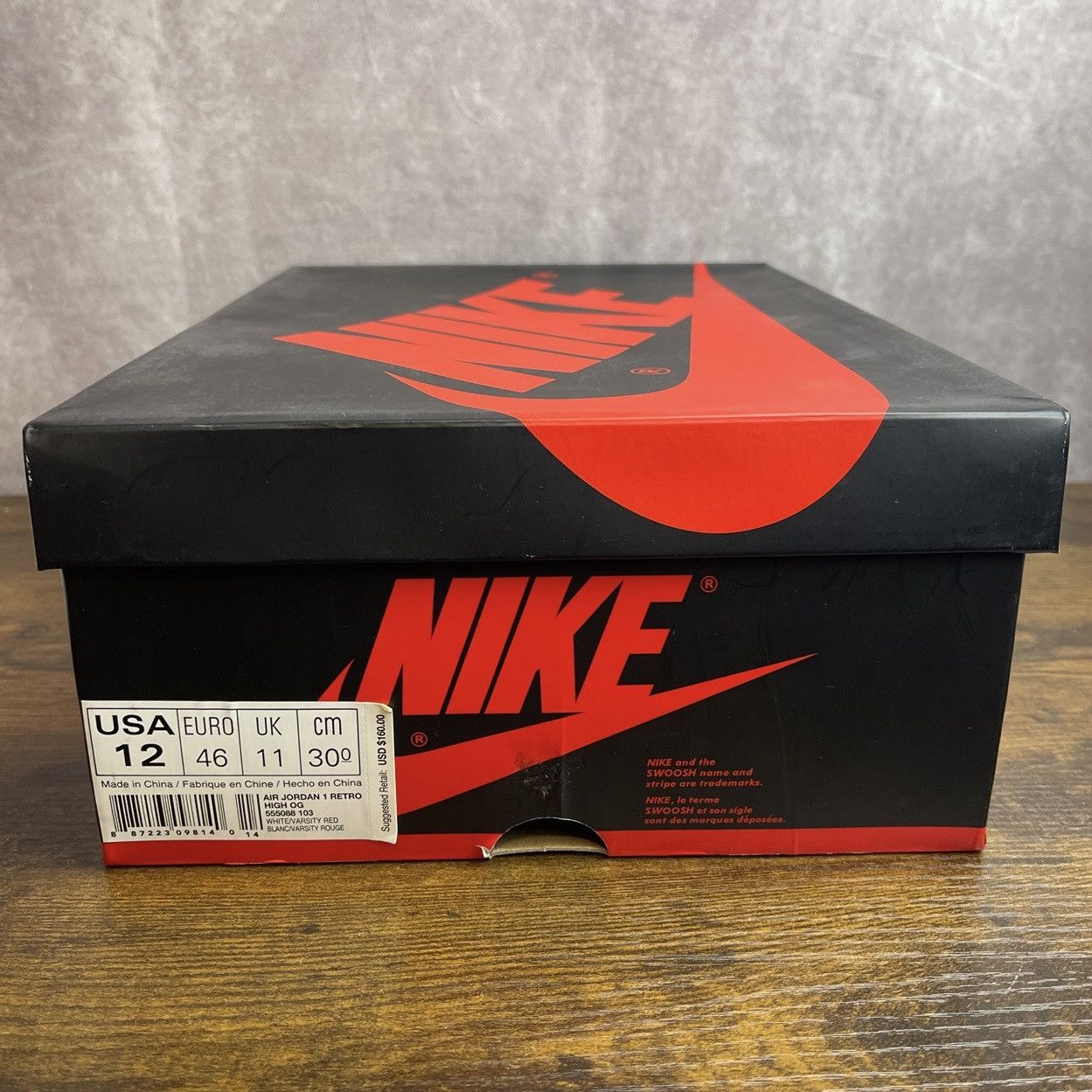 Jordan Retro High OG Metallic Red 2017 555088-103 Men's