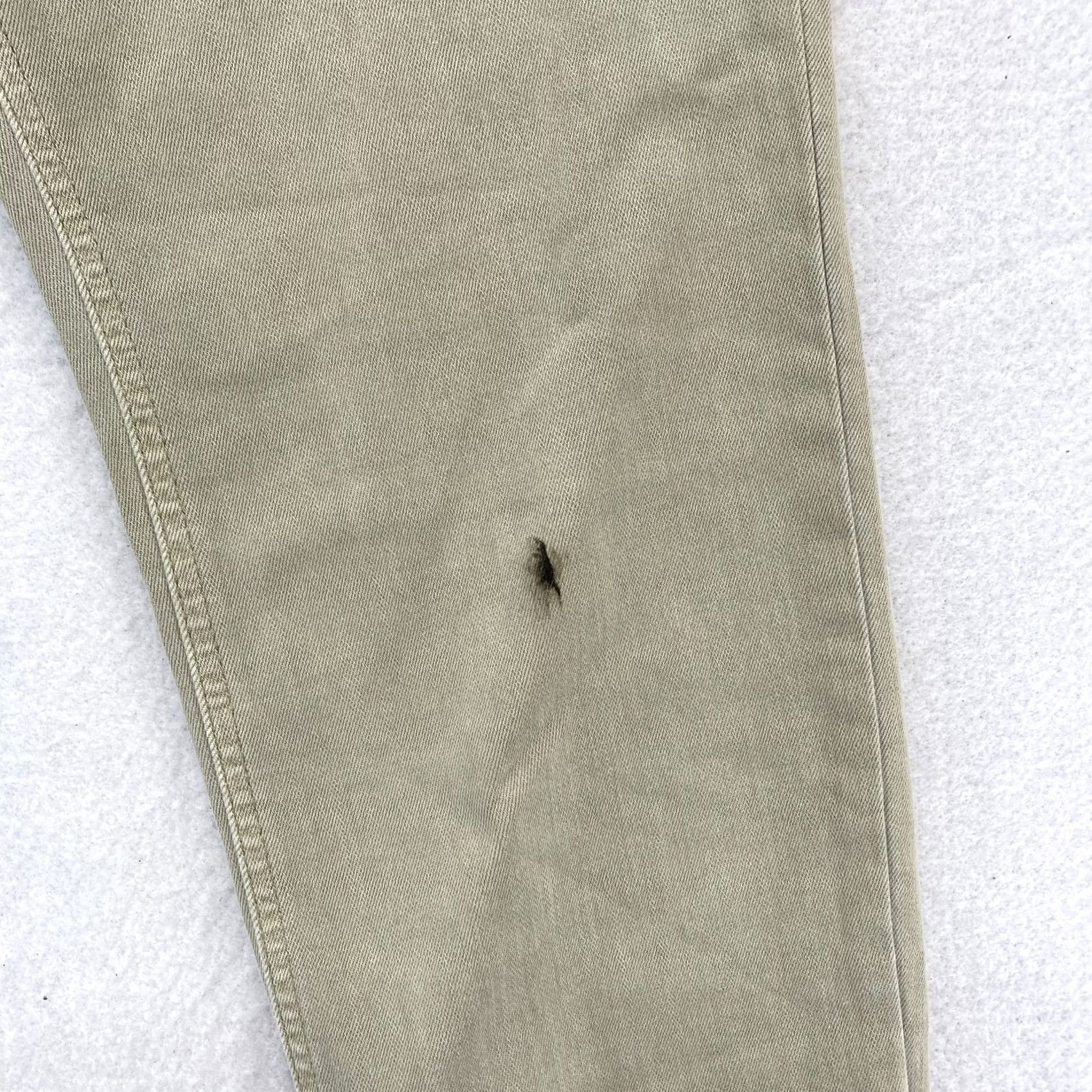 J. Jill J.Jill Jeans Women's 8 High Rise Cropped Light Green Stretch Denim Cuffed NWT Size 30" / US 8 / IT 44 - 4 Thumbnail