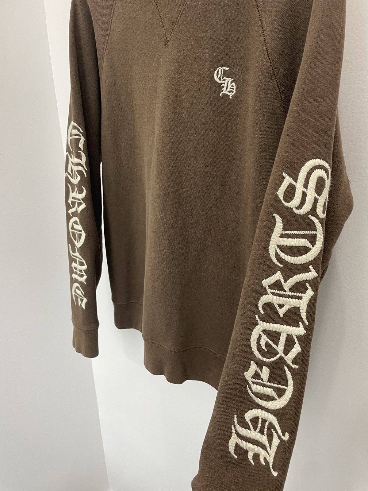 Chrome Hearts Chrome Hearts Slo Ride Crewneck Sweatshirt Brown Size US L / EU 52-54 / 3 - 4 Thumbnail