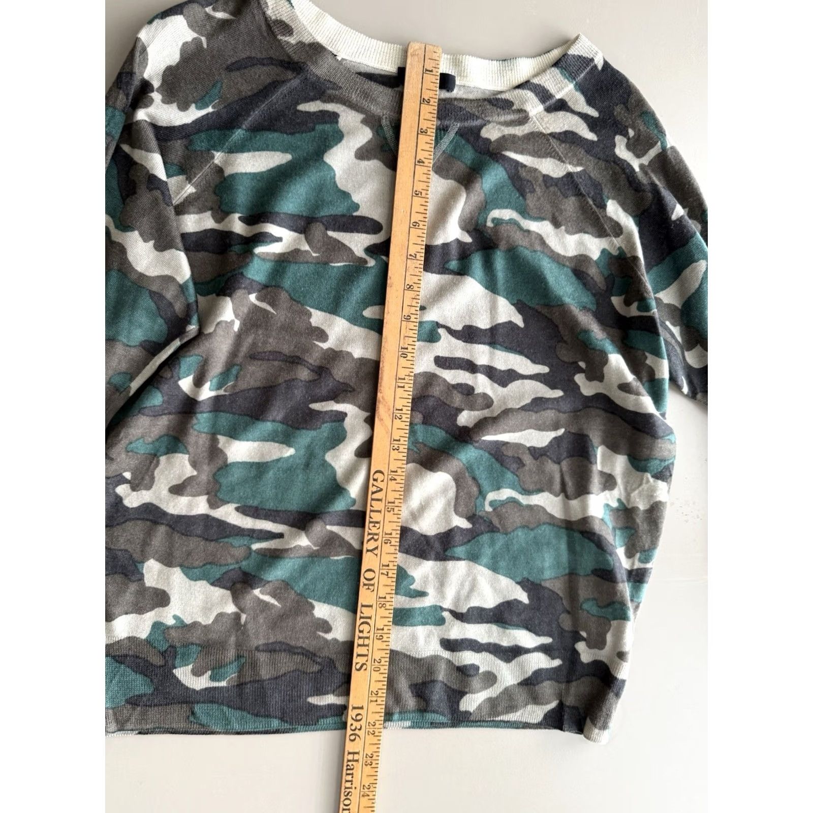 J.Crew J.CREW Sweater Women’s Large Camouflage Classic Outdoor Hike Preppy Utility Size L / US 10 / IT 46 - 6 Thumbnail