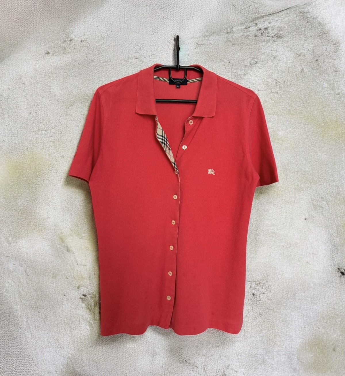 Burberry × Burberry Prorsum × Vintage Burberry London Vintage Nova Check Polo T-Shirt Size M / US 6-8 / IT 42-44 - 1 Thumbnail