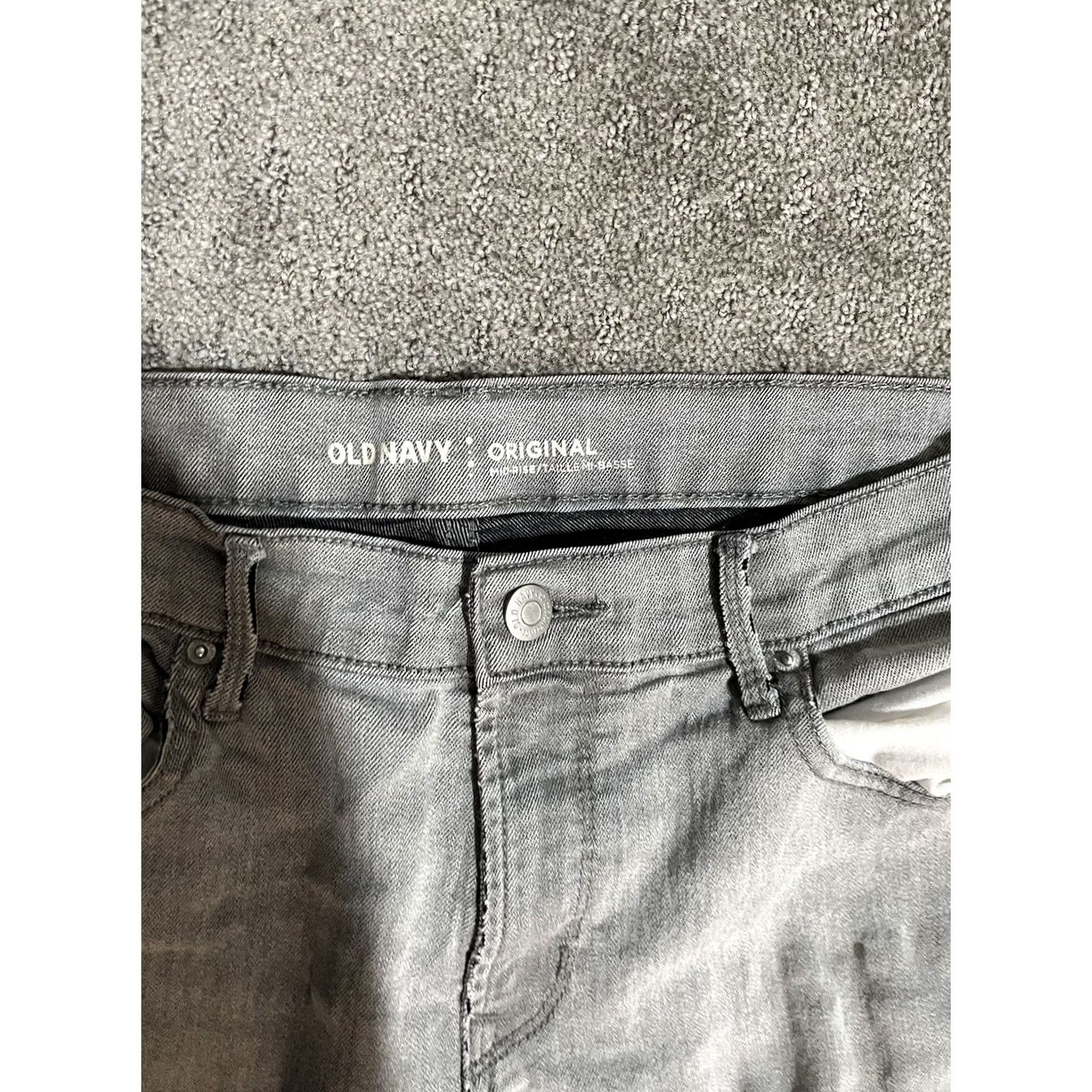 Old Navy Old Navy Womens Jeans Size 12 Regular Gray Mid Rise Size 34" / US 12 / IT 48 - 5 Thumbnail