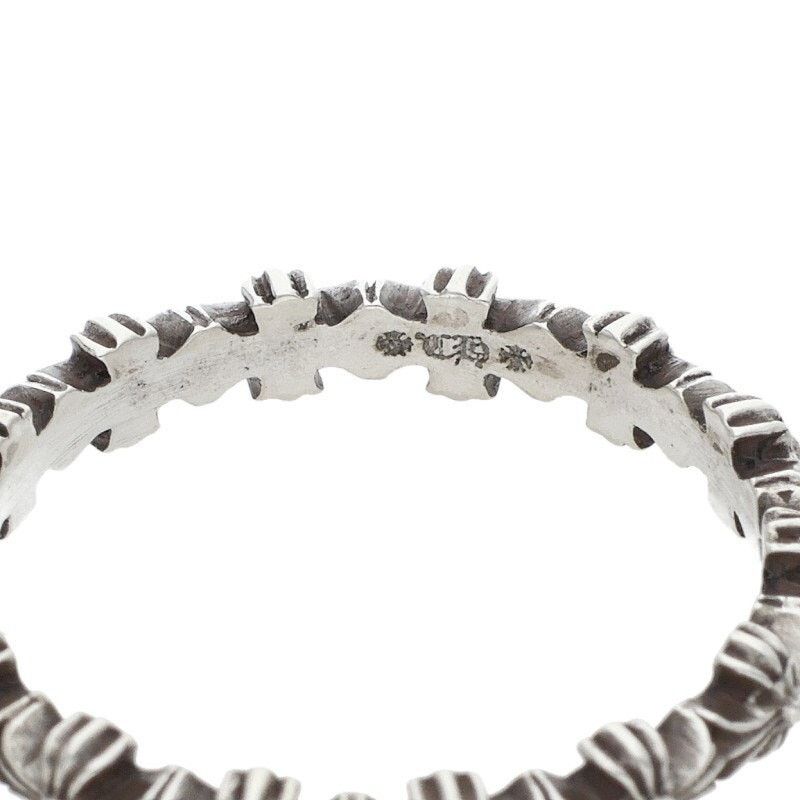 Chrome Hearts Chrome Hearts Tiny ECH Plus Band Silver Ring Size ONE SIZE - 3 Thumbnail
