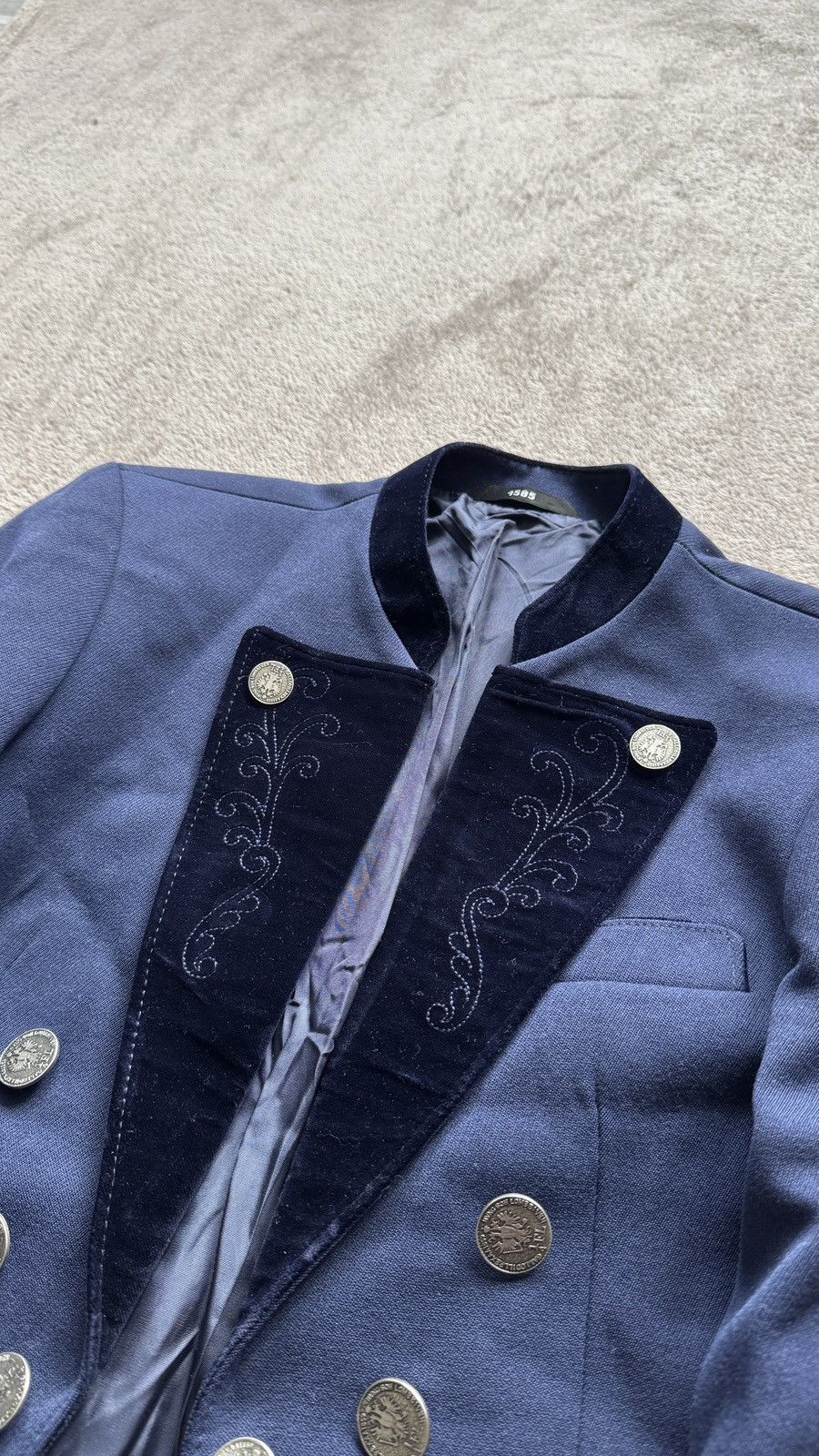 Hysteric Glamour 90 00s Napoleon Faded Jacket Balmain IfSixWasNine PPFM Style Size S / US 4 / IT 40 - 5 Thumbnail