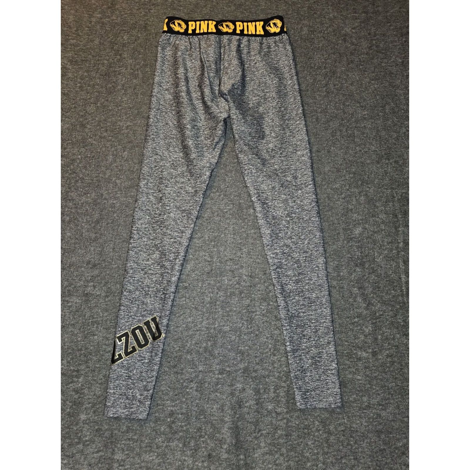 Victoria's Secret Pink Victoria'S Secret Leggings Womens XS Missouri Tigers Gray Active Yoga Size 26" / US 2 / IT 38 - 7 Thumbnail
