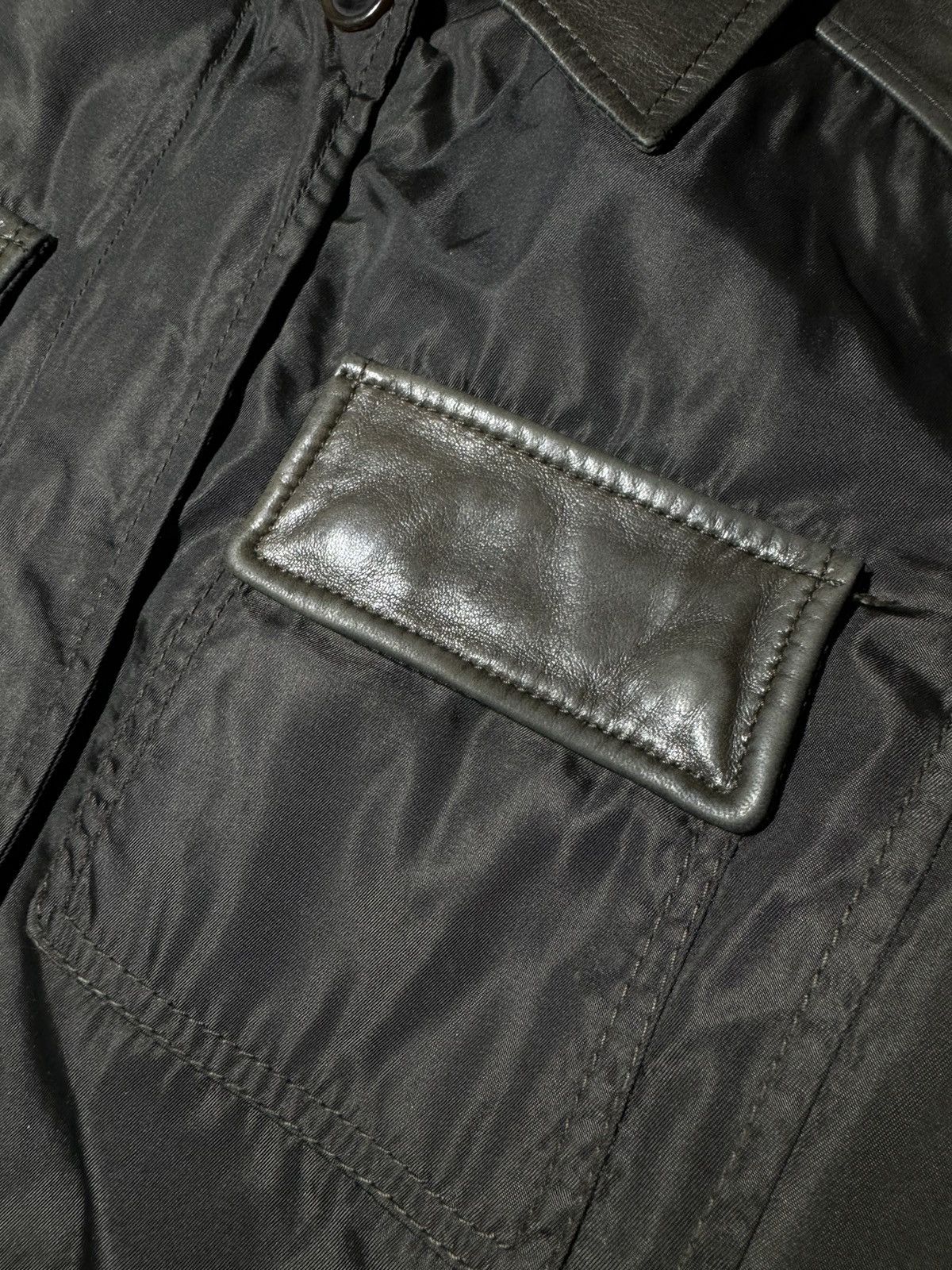 Prada Prada Milano Vintage Luxury Leather Brown Jacket Size S / US 4 / IT 40 - 4 Thumbnail