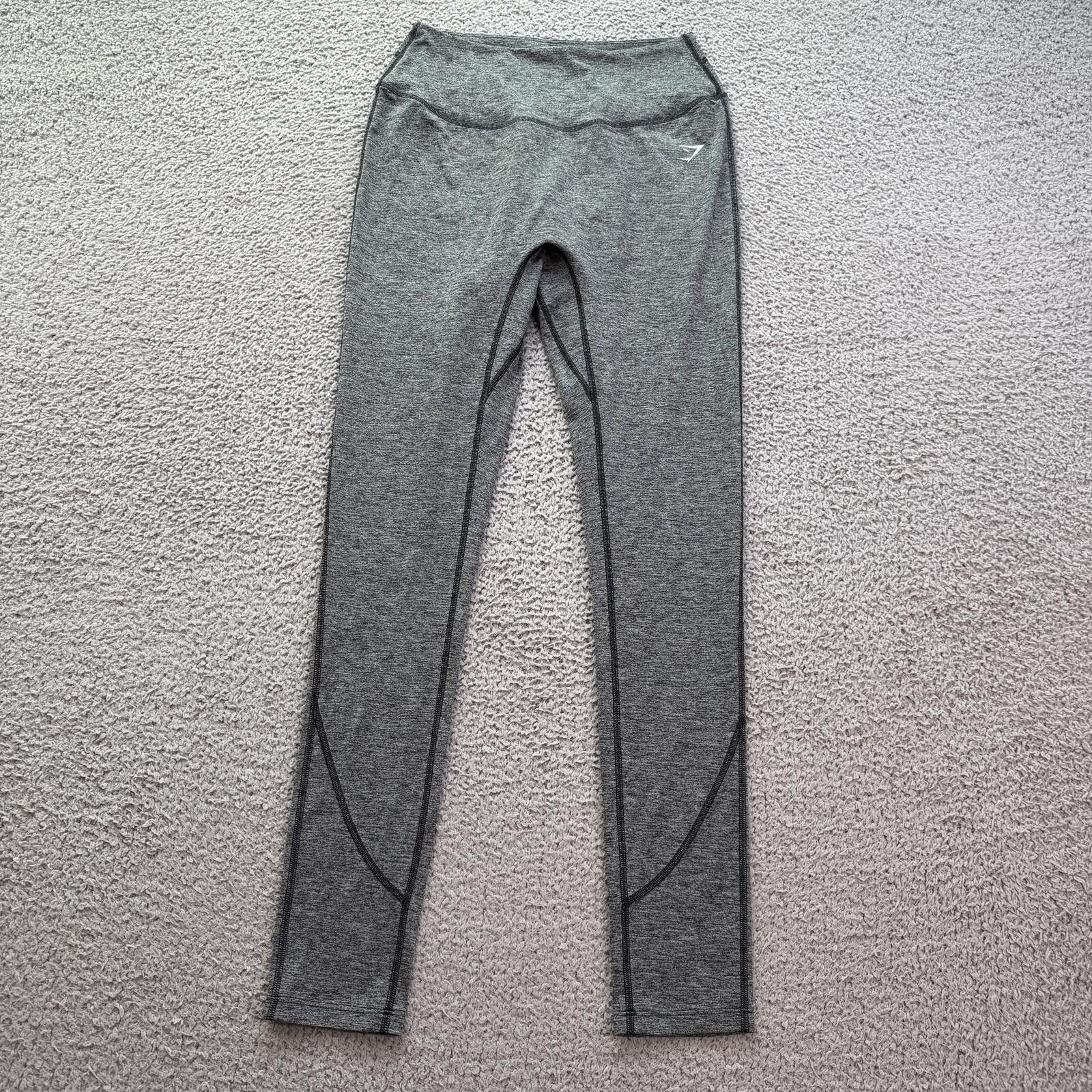 Gymshark Gymshark Grey Seamless Leggings Womens Medium High Rise Gym Size 32" / US 10 / IT 46 - 1 Thumbnail