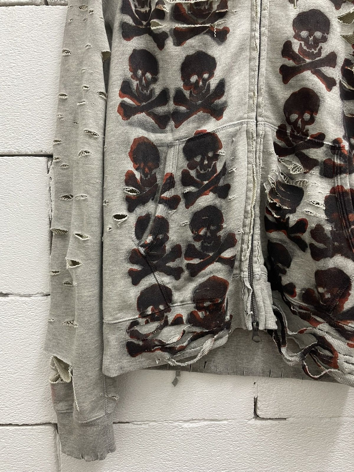 Designer Vintage Johnbull Thrashed Hoodies Distressed ERD Grunge Size US M / EU 48-50 / 2 - 3 Thumbnail