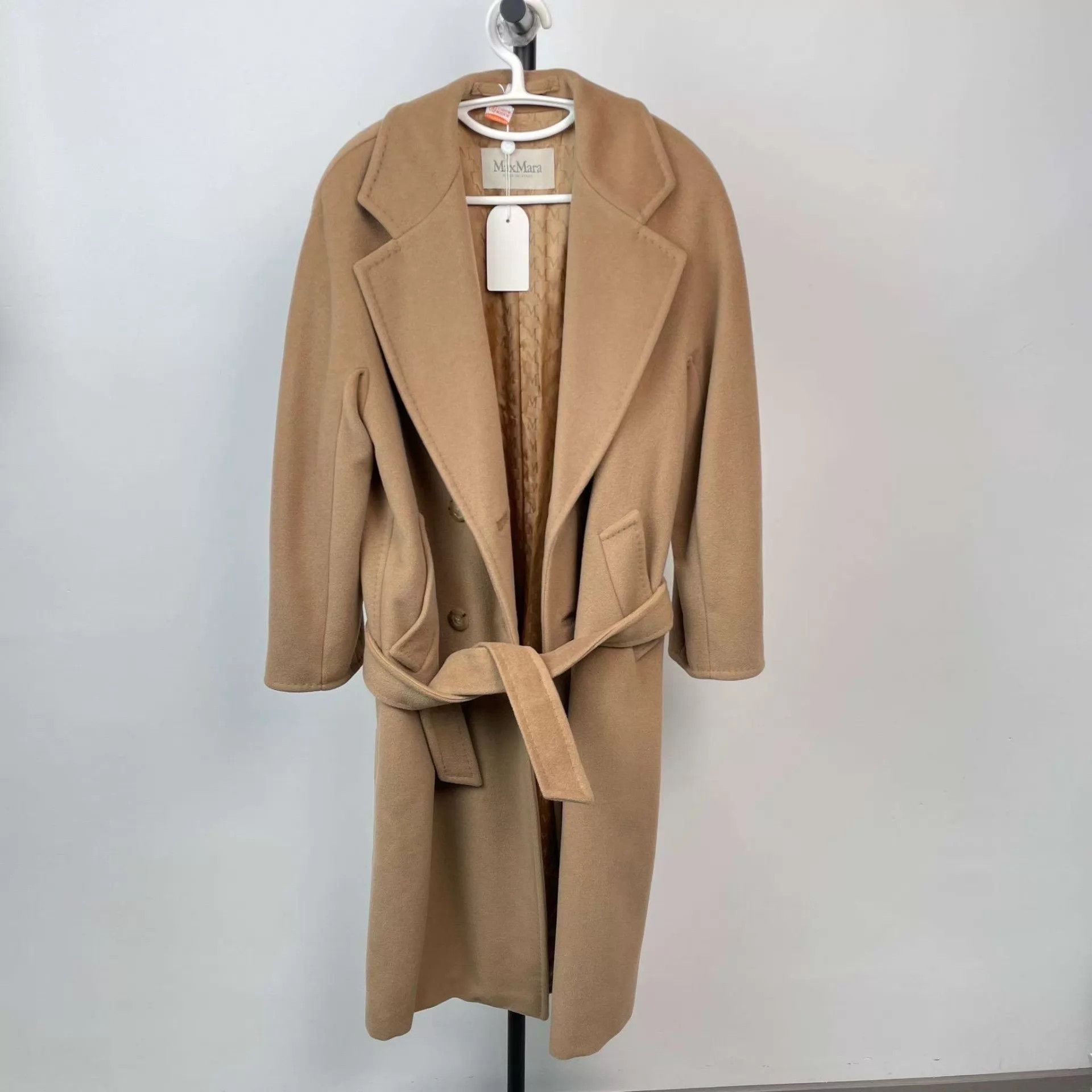 Max Mara MaxMara long cashmere coat khaki 34 Size XS / US 0-2 / IT 36-38 - 1 Thumbnail