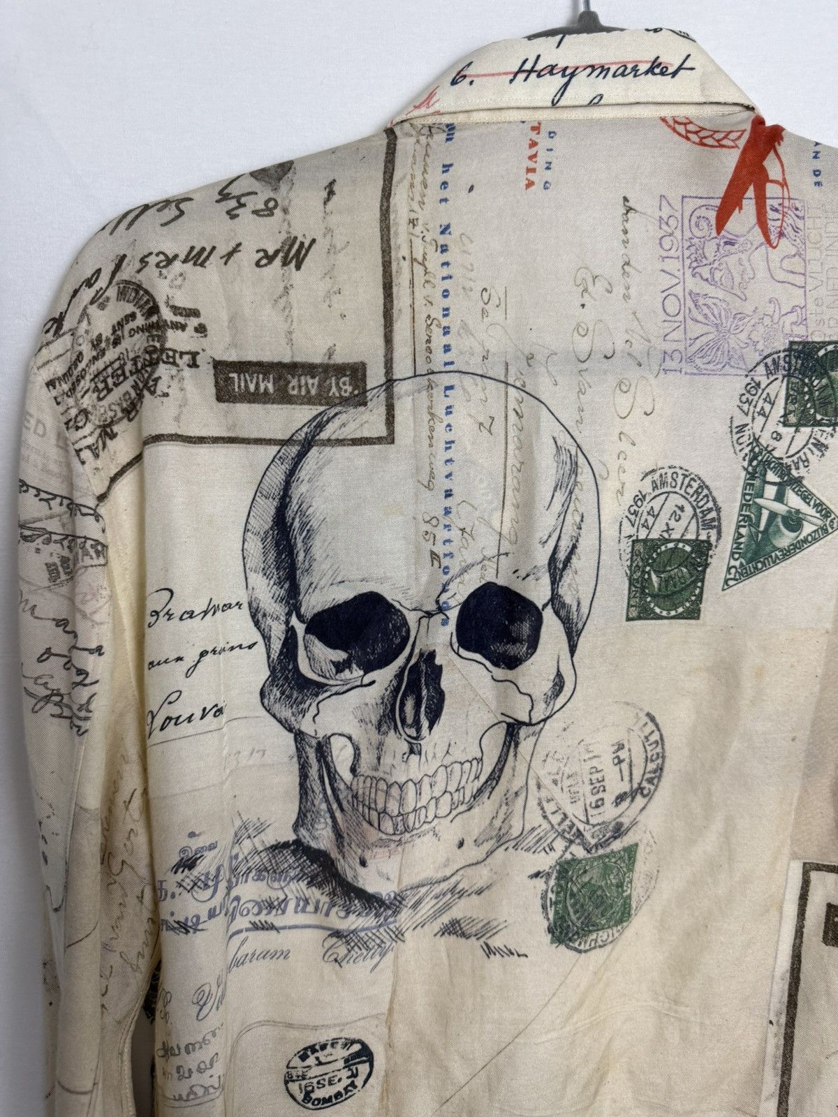 Alexander McQueen McQueen letters to india silk shirt Size US M / EU 48-50 / 2 - 3 Thumbnail