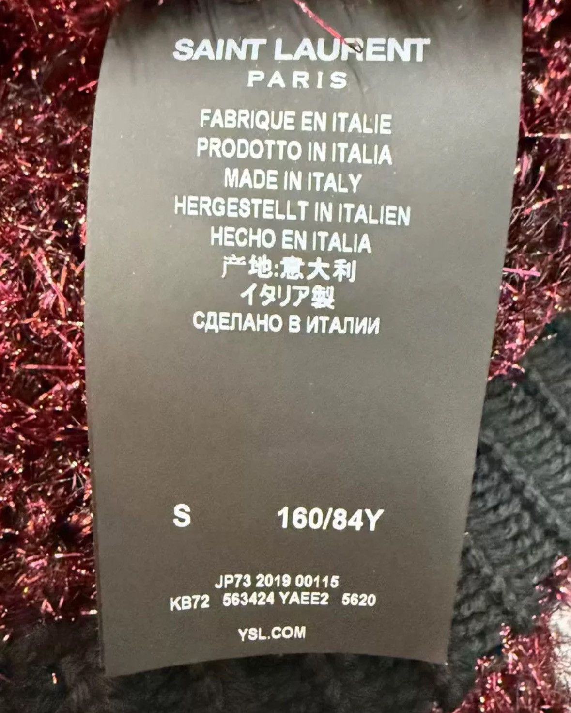 Yves Saint Laurent Saint Laurent SLP Bright Silk Sweater 2412-Nextarrow Size US S / EU 44-46 / 1 - 5 Thumbnail
