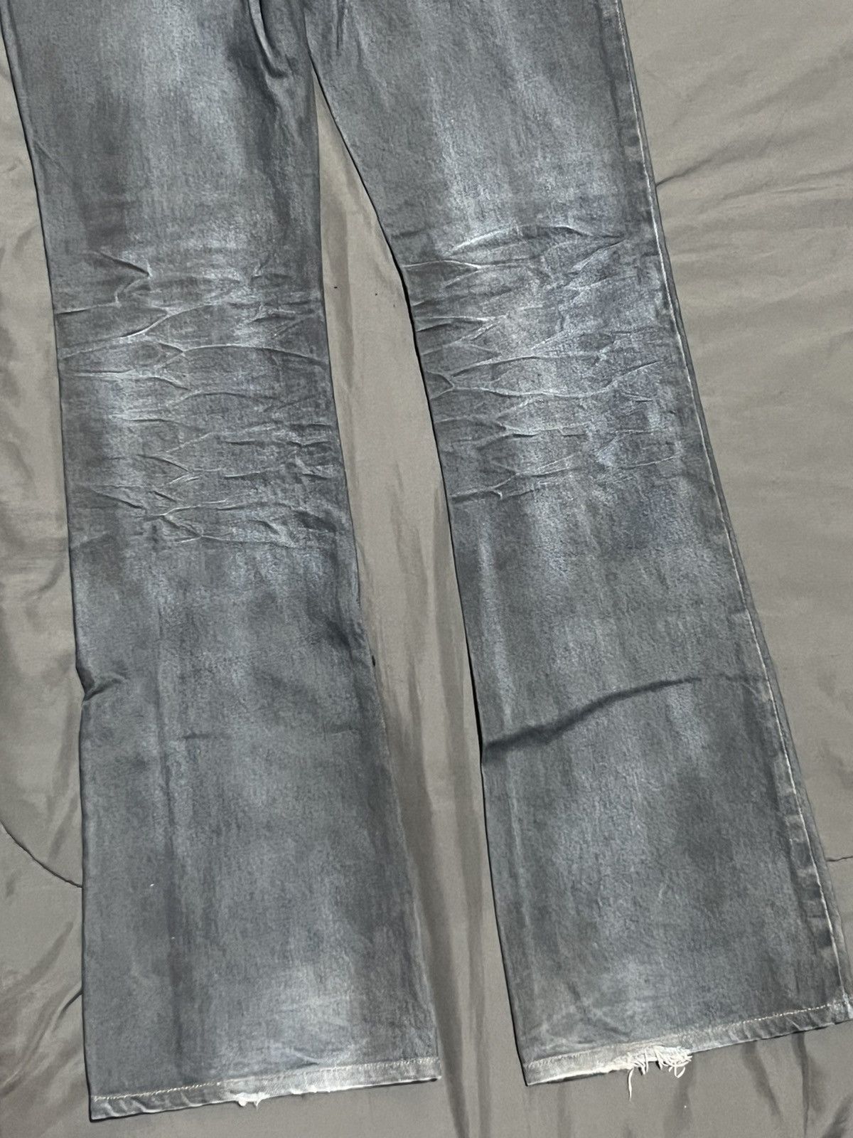 Shellac Shellac Distressed Flared Japanese Denim Size US 30 / EU 46 - 7 Thumbnail