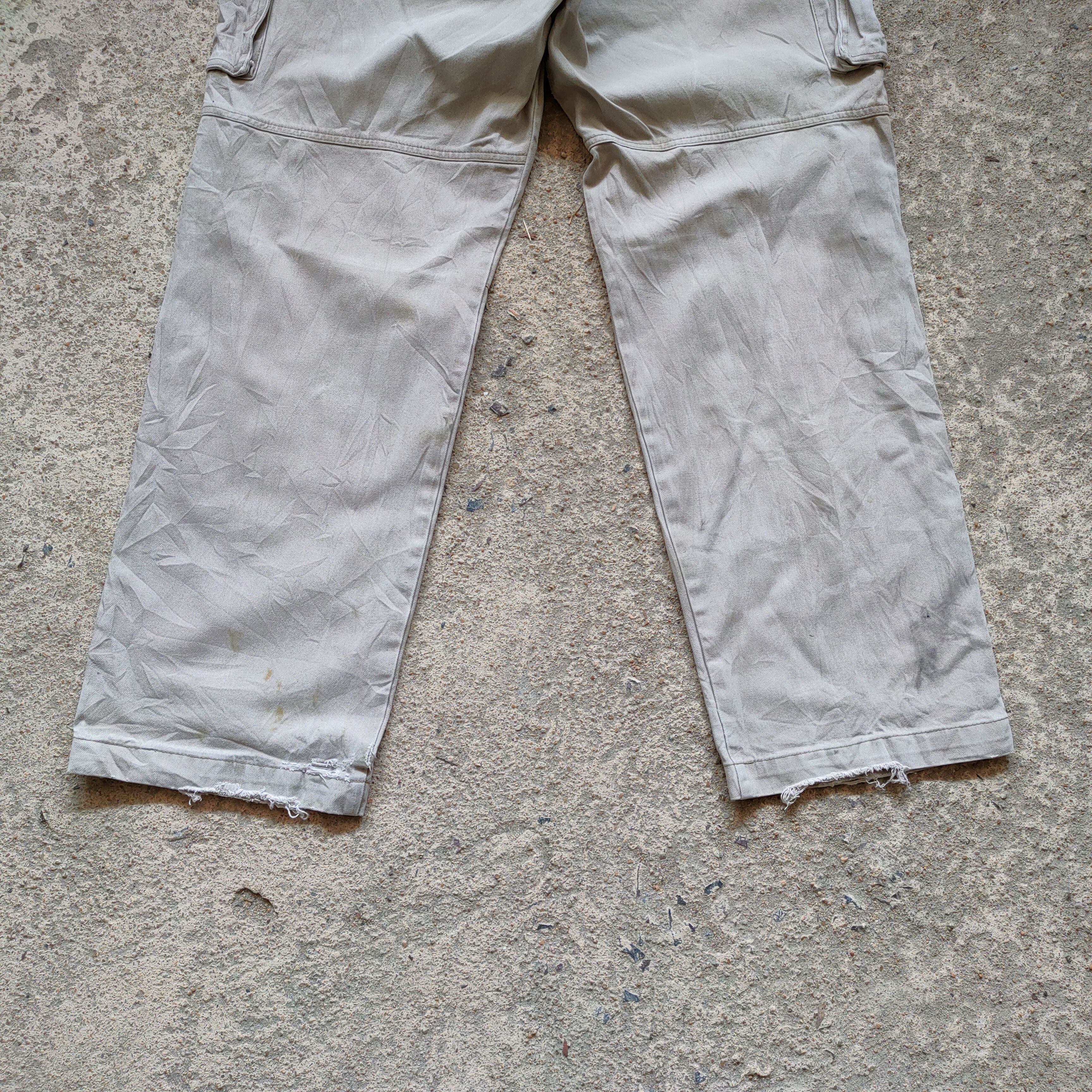 Japanese Brand × Vintage VINTAGE JAWIN FADED GREY RUSTY CARGO PANTS Size US 32 / EU 48 - 12 Thumbnail