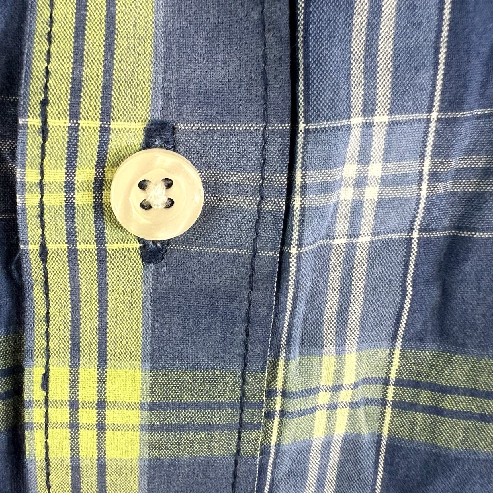 Vintage VINTAGE Bristol & Bull Plaid Button-Up Shirt Mens 2XL Blue Long Sleeve Size US XXL / EU 58 / 5 - 4 Thumbnail