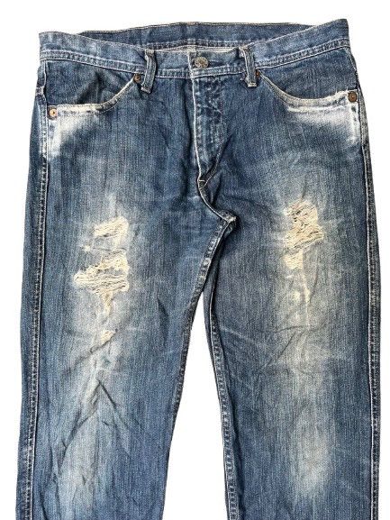 Levi's VINTAGE LEVIS JEANS DISTRESSED PUNK STYLE Size US 36 / EU 52 - 2 Thumbnail