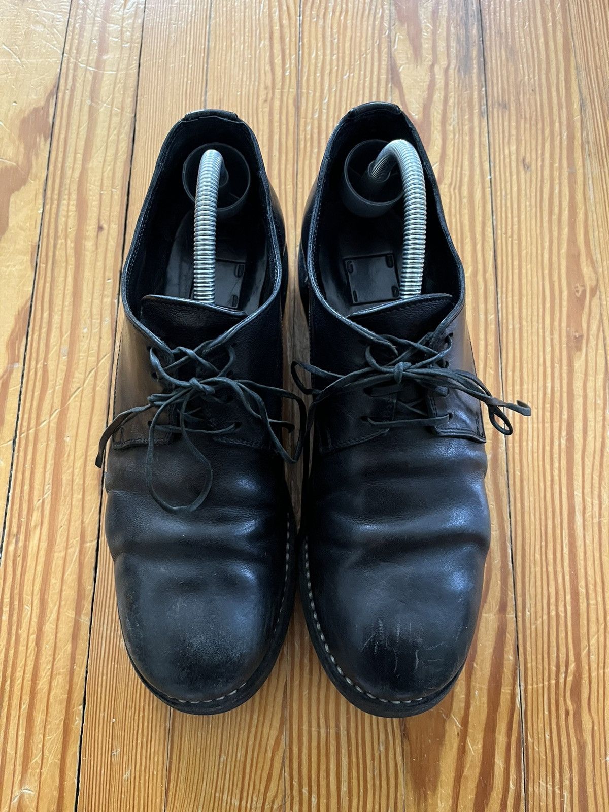 Guidi Guidi 792V Lug Sole Derby Horse Leather Black Size US 9 / EU 42 - 2 Thumbnail