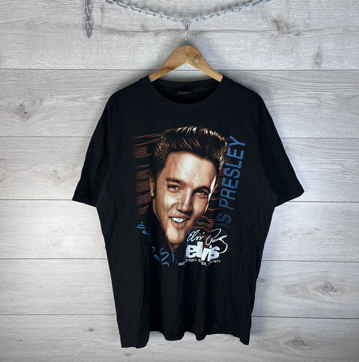 Fruit Of The Loom Vintage men’s Merch t-shirt Elvis Presley size xl Size US XL / EU 56 / 4 - 1 Thumbnail