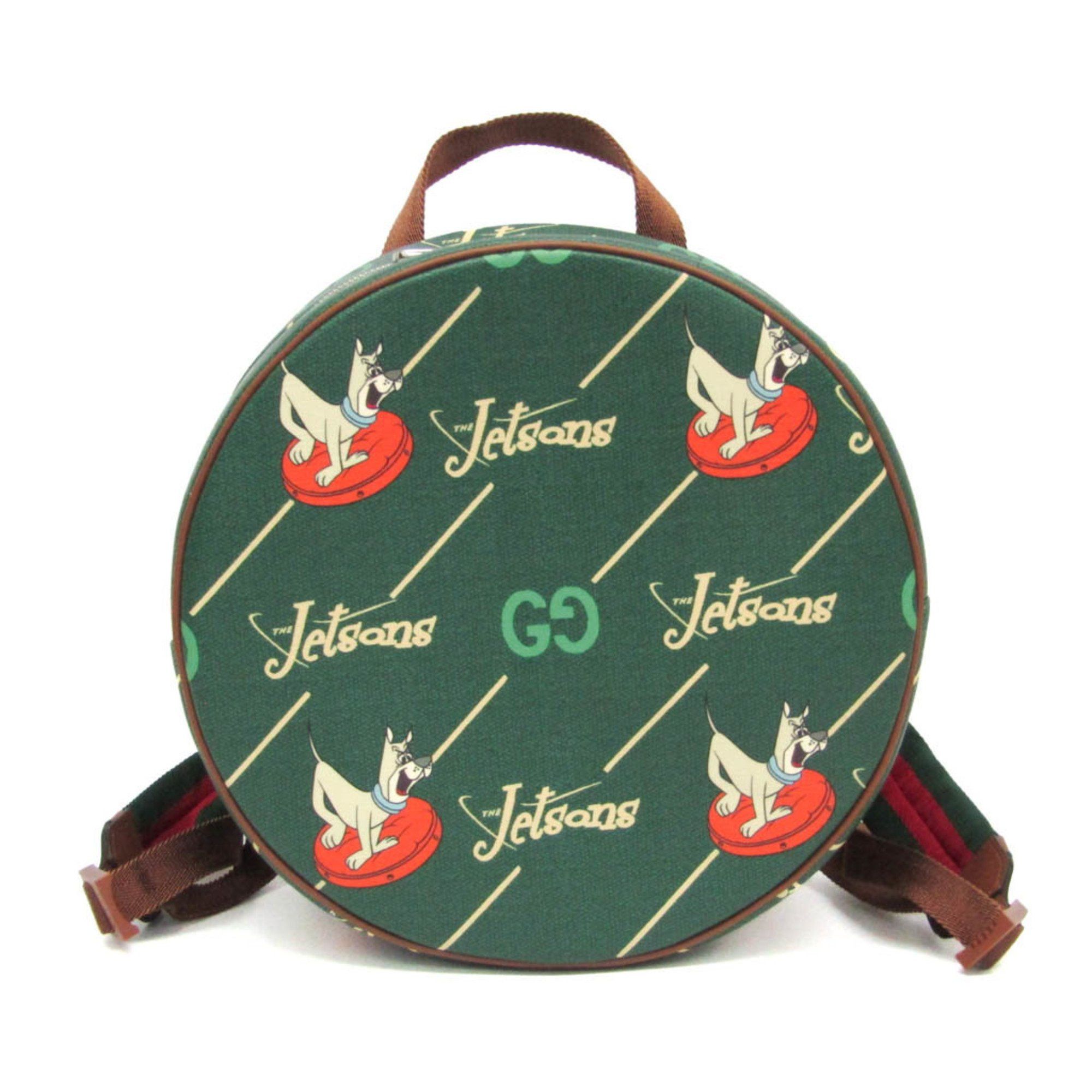 Gucci Gucci × The Jetsons 752358 Boys,Girls PVC Backpack Green Size ONE SIZE - 1 Thumbnail