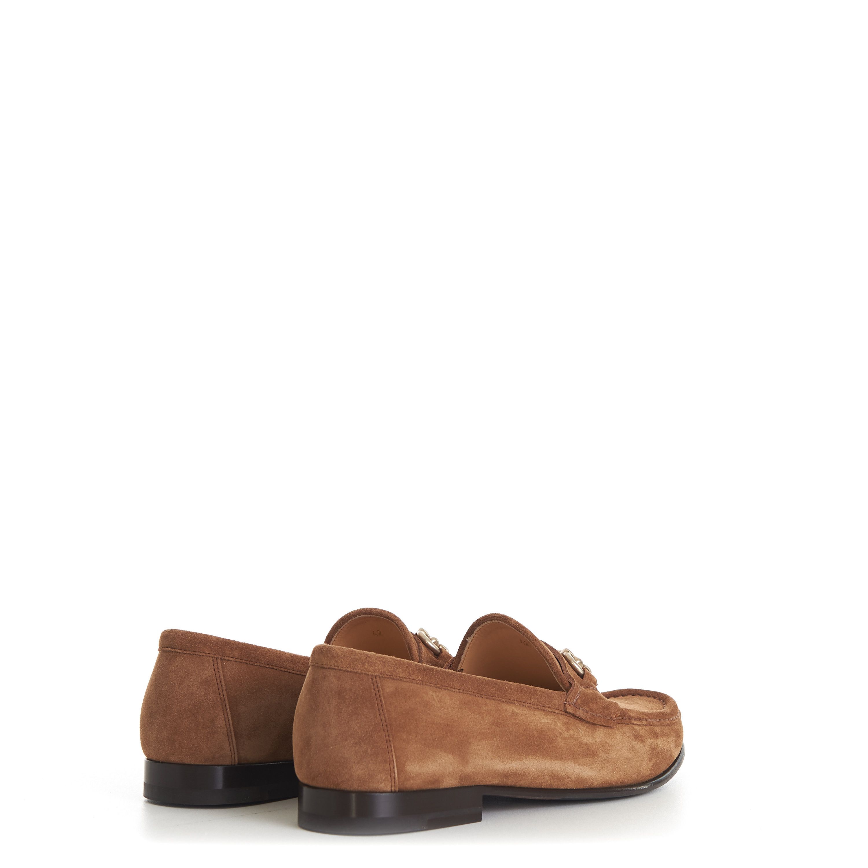 Brunello Cucinelli Brown Suede Loafers - Horse-Bit Size US 8 / EU 41 - 8 Thumbnail